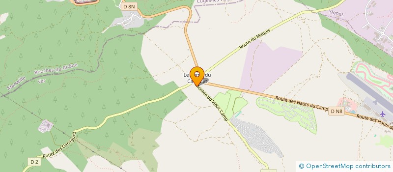 localisation de l'entreprise MONSIEUR FREDERIC LOMBARDO  LE CASTELLET