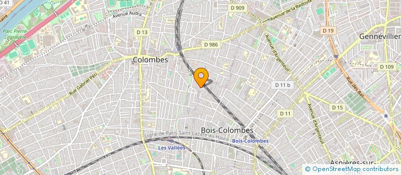 localisation de l'entreprise MONSIEUR FREDERIC LOMERO à COLOMBES