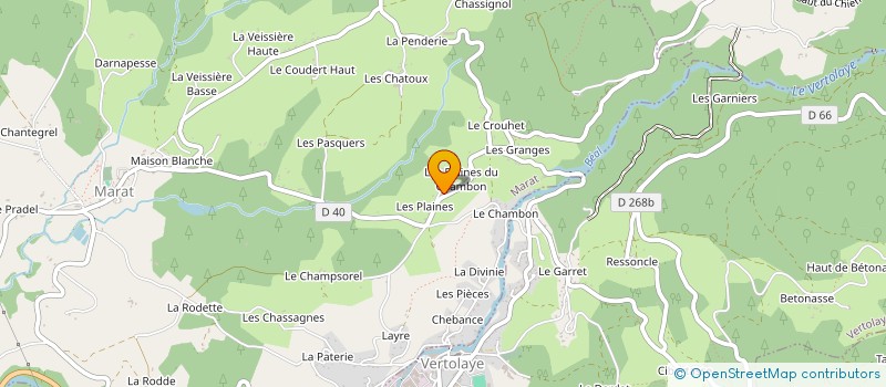 localisation de l'entreprise MONSIEUR FREDERIC LONDICHE à MARAT