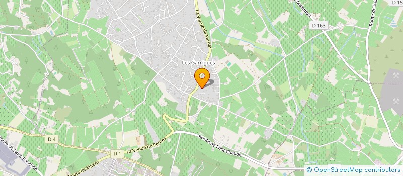 localisation de l'entreprise MONSIEUR FREDERIC LONG  MAZAN