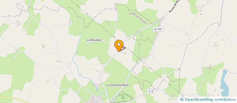 localisation de l'entreprise MONSIEUR FREDERIC LONGPUECH  ERDRE-EN-ANJOU