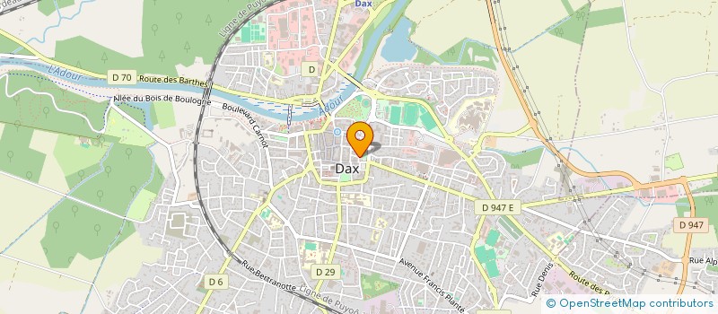 localisation de l'entreprise MONSIEUR FREDERIC LONNE  DAX