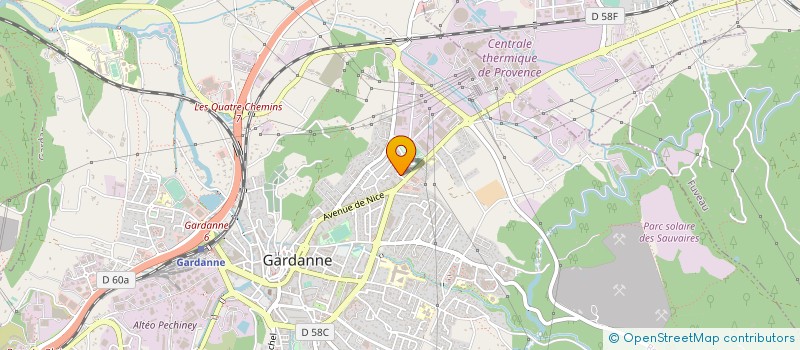 localisation de l'entreprise MONSIEUR FREDERIC LOPES PENTEADO à GARDANNE