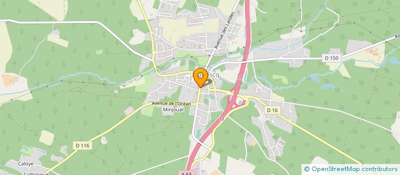 localisation de l'entreprise MONSIEUR FREDERIC LOPEZ  MAGESCQ