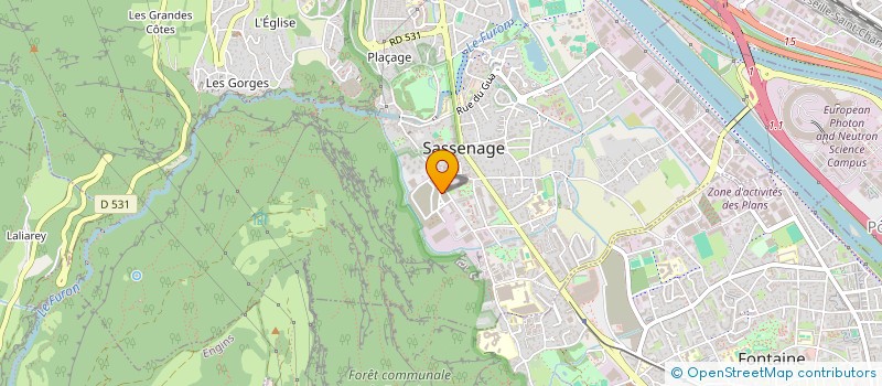 localisation de l'entreprise MONSIEUR FREDERIC LOPEZ  SASSENAGE