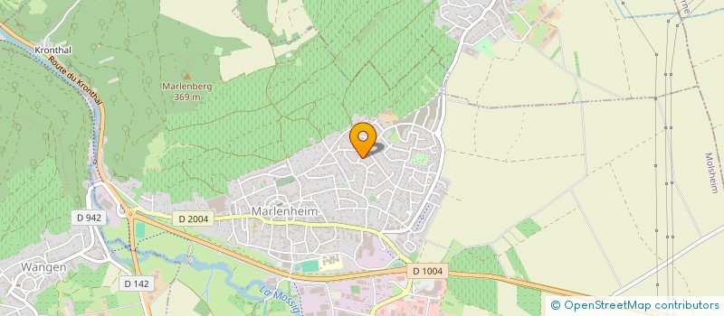 localisation de l'entreprise MONSIEUR FREDERIC LOPEZ  MARLENHEIM