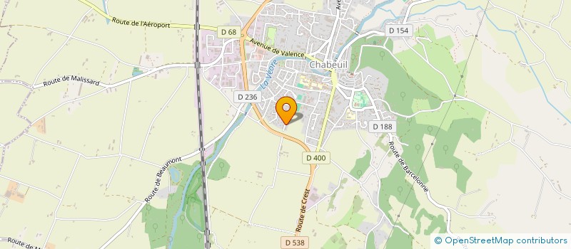 localisation de l'entreprise MONSIEUR FREDERIC LOPEZ à CHABEUIL