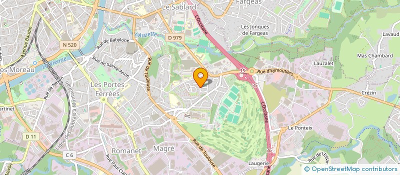 localisation de l'entreprise MONSIEUR FREDERIC LOPEZ à LIMOGES