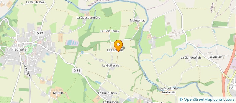 localisation de l'entreprise MONSIEUR FREDERIC LORENT à PLECHATEL