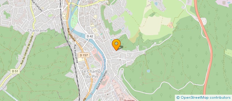 localisation de l'entreprise MONSIEUR FREDERIC LORRAIN  EPINAL