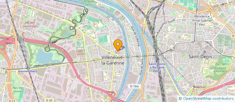 localisation de l'entreprise MONSIEUR FREDERIC LOTTIN  VILLENEUVE-LA-GARENNE