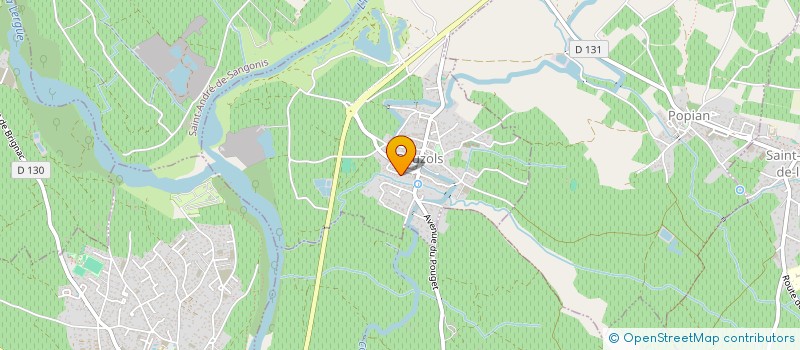 localisation de l'entreprise MONSIEUR FREDERIC LOUBRIEU  POUZOLS