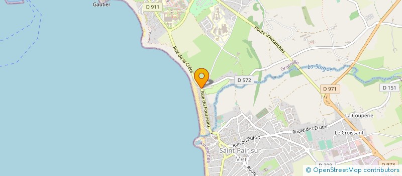 localisation de l'entreprise MONSIEUR FREDERIC LOUESDON  GRANVILLE