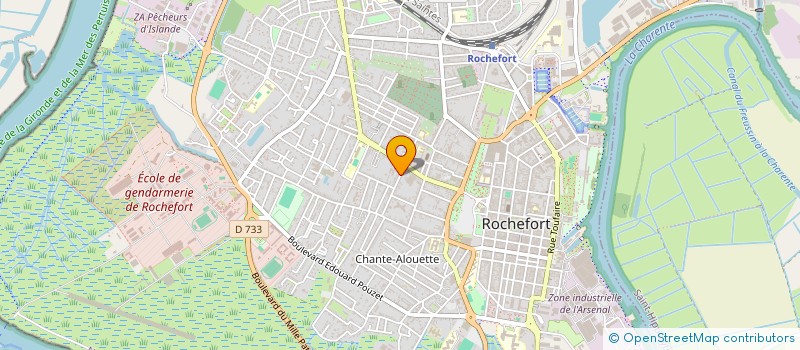 localisation de l'entreprise MONSIEUR FREDERIC LOUIS ERRE  ROCHEFORT