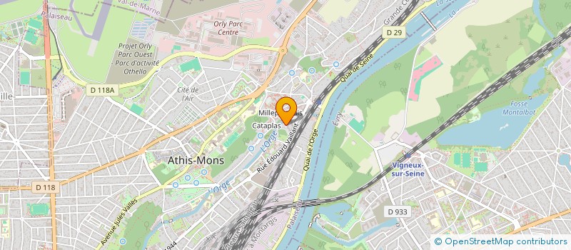 localisation de l'entreprise MONSIEUR FREDERIC LOUNIS  ATHIS-MONS