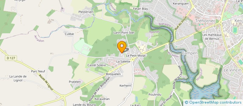 localisation de l'entreprise MONSIEUR FREDERIC LOUSSOUARN  ARRADON