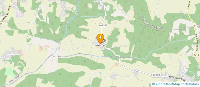 localisation de l'entreprise MONSIEUR FREDERIC LOUSTANAU  SAUBRIGUES