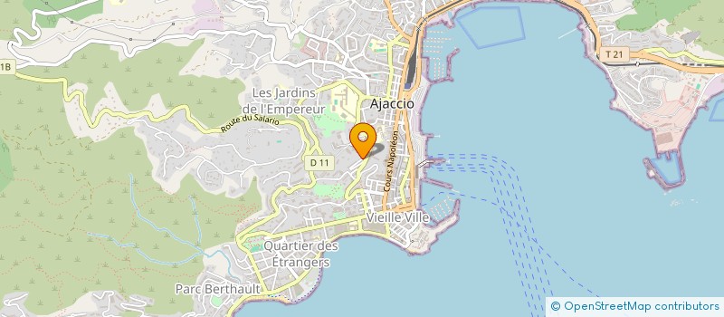 localisation de l'entreprise MONSIEUR FREDERIC LOZANO à AJACCIO