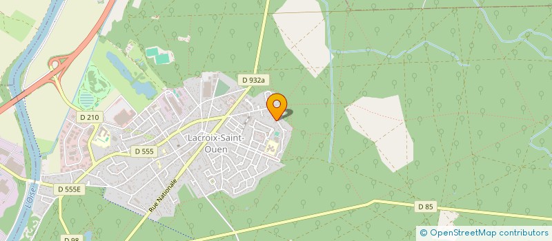 localisation de l'entreprise MONSIEUR FREDERIC LUC  LACROIX-SAINT-OUEN