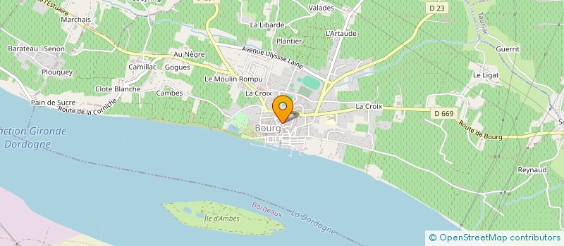 localisation de l'entreprise MONSIEUR FREDERIC LUCAS à BOURG