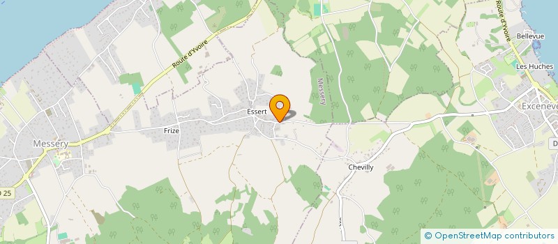 localisation de l'entreprise MONSIEUR FREDERIC LUCAS  MESSERY