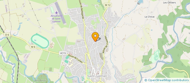 localisation de l'entreprise MONSIEUR FREDERIC LUCHT  SAINT-GALMIER