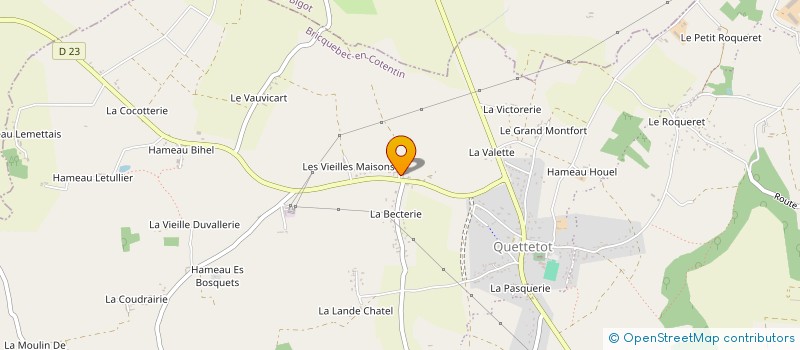 localisation de l'entreprise MONSIEUR FREDERIC LUCIEN  BRICQUEBEC-EN-COTENTIN