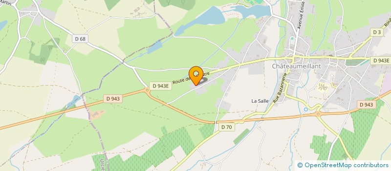 localisation de l'entreprise MONSIEUR FREDERIC LUCIEN FILBIEN  CHATEAUMEILLANT