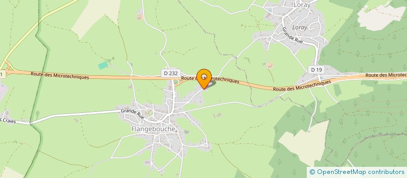 localisation de l'entreprise MONSIEUR FREDERIC LUGAND  FLANGEBOUCHE