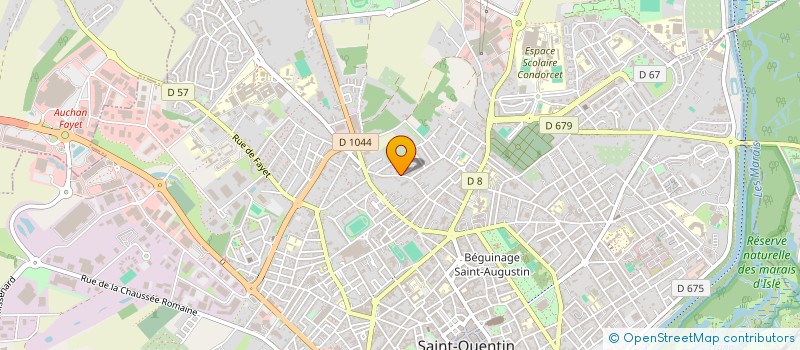 localisation de l'entreprise MONSIEUR FREDERIC MACAIGNE à SAINT-QUENTIN