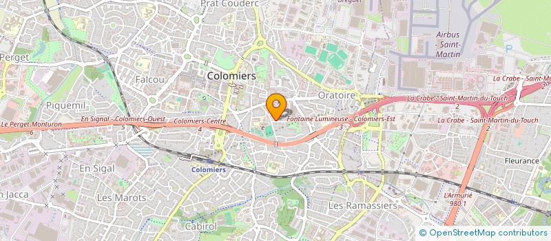 localisation de l'entreprise MONSIEUR FREDERIC MACH à COLOMIERS