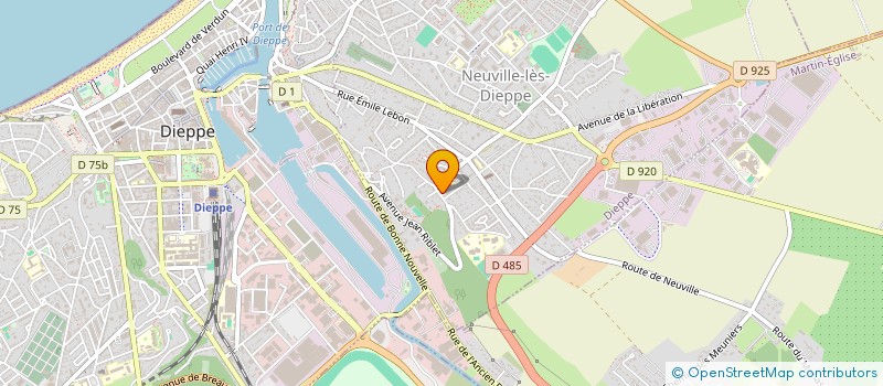 localisation de l'entreprise MONSIEUR FREDERIC MACQUET à DIEPPE