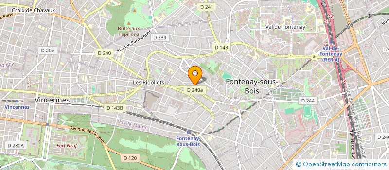 localisation de l'entreprise MONSIEUR FREDERIC MACQUET à FONTENAY-SOUS-BOIS