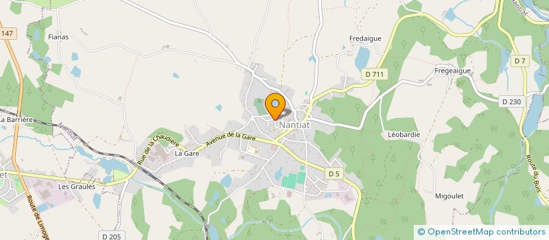 localisation de l'entreprise MONSIEUR FREDERIC MADANI  NANTIAT