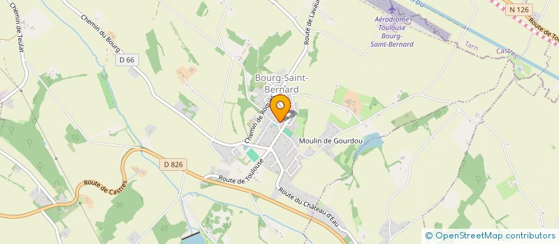 localisation de l'entreprise MONSIEUR FREDERIC MADEC  BOURG-SAINT-BERNARD