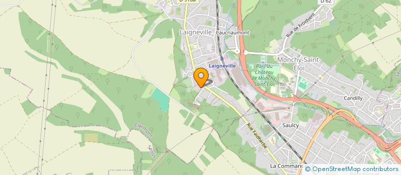 localisation de l'entreprise MONSIEUR FREDERIC MADJERE  LAIGNEVILLE