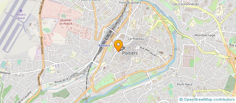 localisation de l'entreprise MONSIEUR FREDERIC MADY  POITIERS