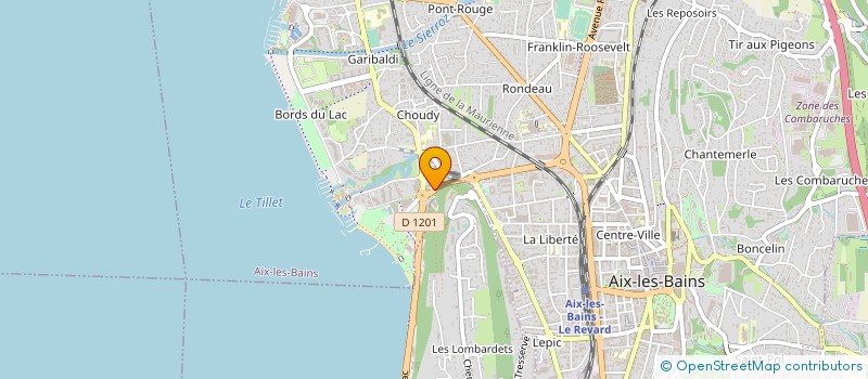 localisation de l'entreprise MONSIEUR FREDERIC MAERTEN à AIX-LES-BAINS