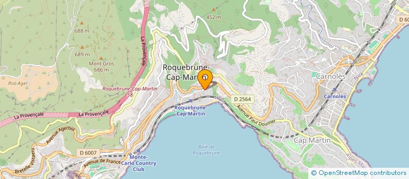 localisation de l'entreprise MONSIEUR FREDERIC MAGGIORE à ROQUEBRUNE-CAP-MARTIN