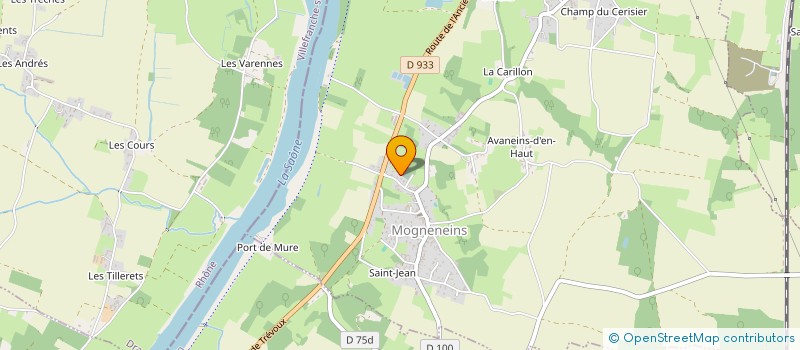 localisation de l'entreprise MONSIEUR FREDERIC MAGINIER à SAINT-ETIENNE-SUR-CHALARONNE