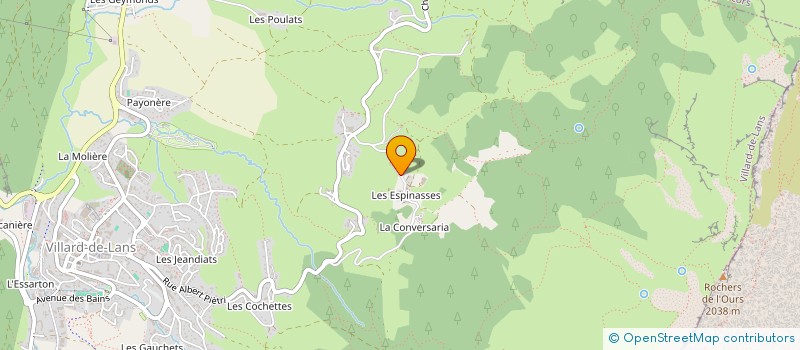 localisation de l'entreprise MONSIEUR FREDERIC MAGNAT  VILLARD-DE-LANS
