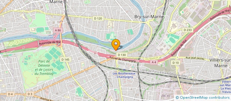 localisation de l'entreprise MONSIEUR FREDERIC MAGNE à BRY-SUR-MARNE