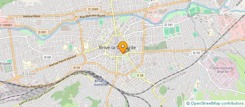 localisation de l'entreprise MONSIEUR FREDERIC MAGNE à BRIVE-LA-GAILLARDE