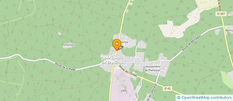 localisation de l'entreprise MONSIEUR FREDERIC MAGNES  VIELLE-SAINT-GIRONS