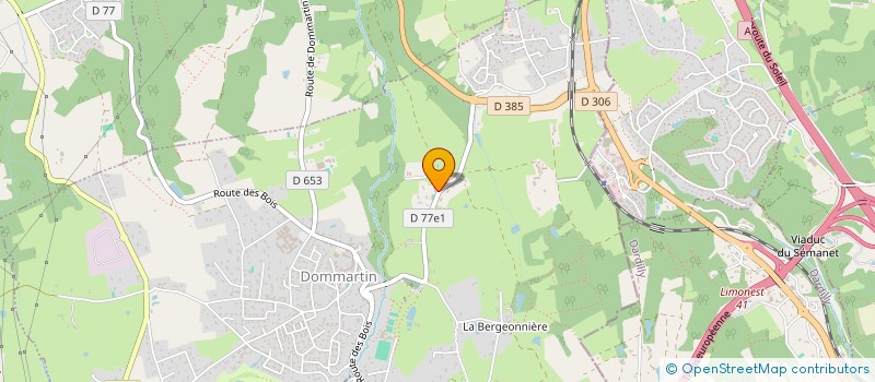 localisation de l'entreprise MONSIEUR FREDERIC MAGNIER  DOMMARTIN