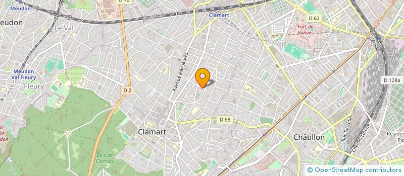 localisation de l'entreprise MONSIEUR FREDERIC MAGNIER à CLAMART