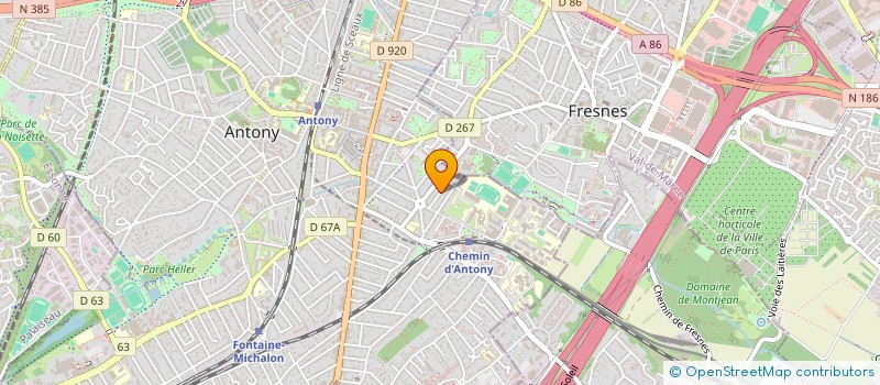 localisation de l'entreprise MONSIEUR FREDERIC MAGOULES à ANTONY