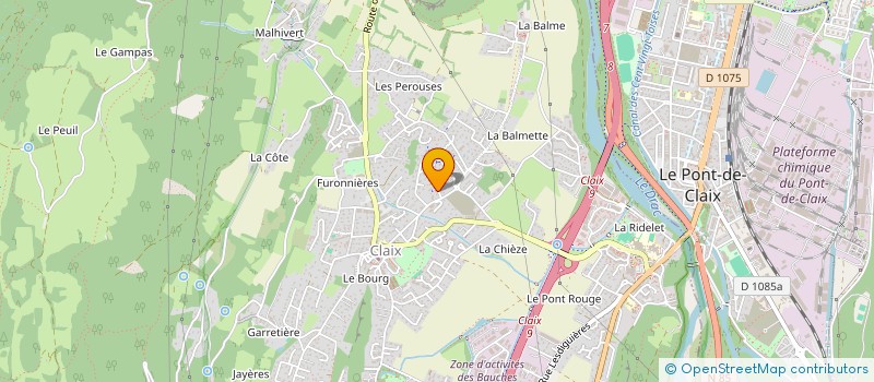 localisation de l'entreprise MONSIEUR FREDERIC MAIA  CLAIX