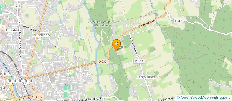 localisation de l'entreprise MONSIEUR FREDERIC MAILHES  SARROUILLES