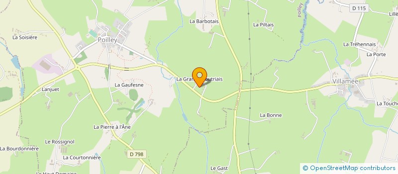 localisation de l'entreprise MONSIEUR FREDERIC MAILLARD  LOUVIGNE-DU-DESERT